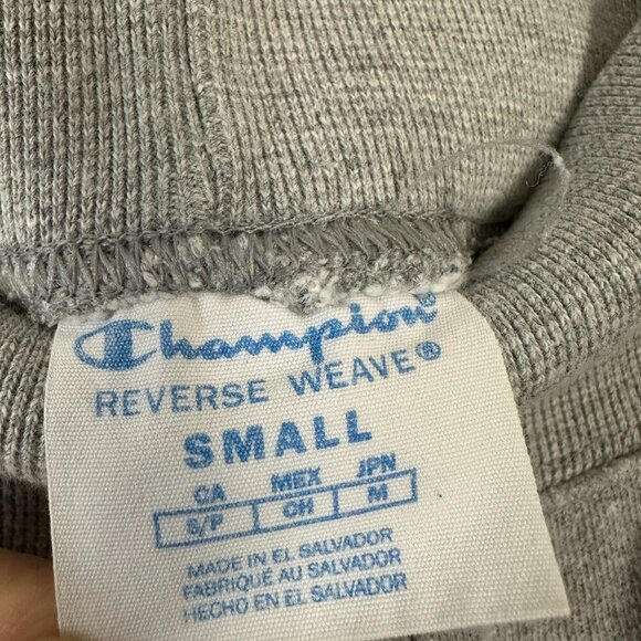 Champion Reverse Weave Sweatpants Logo Joggers Loungewear Gray Women's Small - Picture 2 of 5